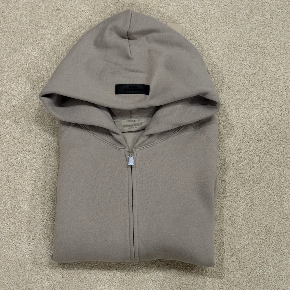 ESSENTIALS FEAR OF GOD FULL ZIP HOODIE KIDS